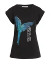 White Wise Woman T-shirt Black Size L Cotton