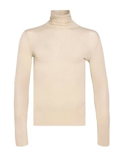 White Wise Woman Top Beige Size S Viscose, Nylon, Cashmere, Elastane