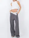 Whiteroom+cactus Cassidy Pants In Grey