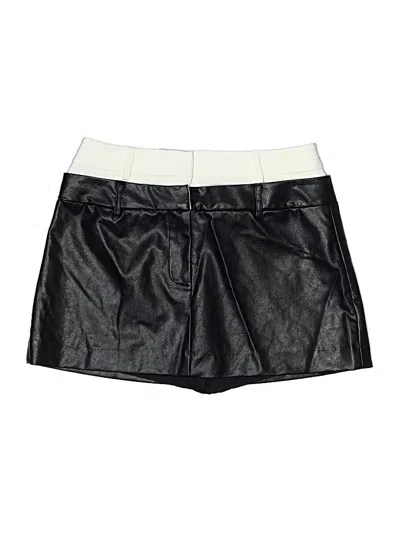 Whiteroom+cactus Faux Leather Skirt In Black