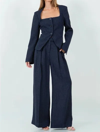 Whiteroom+cactus Giana Pants In Navy