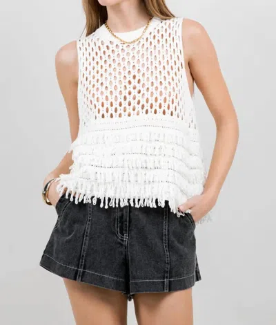 Whiteroom+cactus Isla Tank Top In White