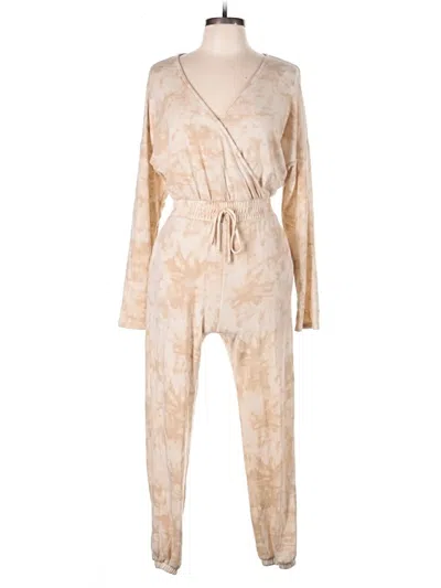 Pre-owned Whiteroom+cactus Jumpsuit In Tan