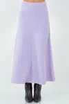 Whiteroom+cactus Knitdown Skirt In Lavender In Purple