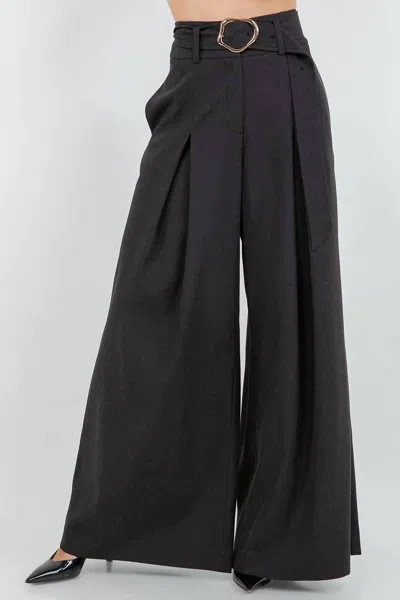 Whiteroom+cactus Marie Claire Pleated Trousers In Black