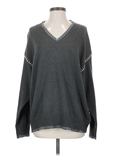 Whiteroom+cactus Pullover Sweater In Gray