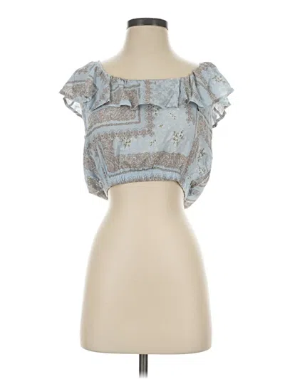 Pre-owned Whiteroom+cactus Sleeveless Blouse In Silver