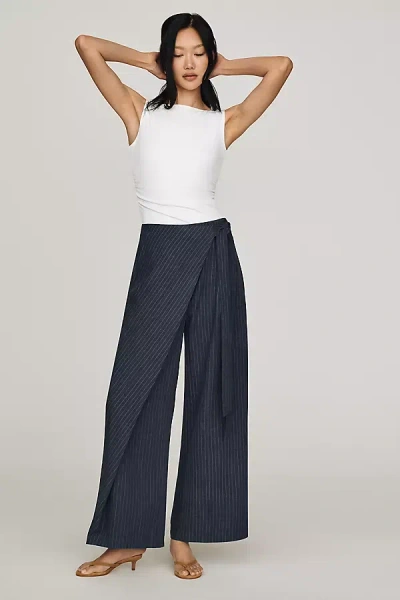 Whiteroom+cactus Tie Wrap Pants In Blue