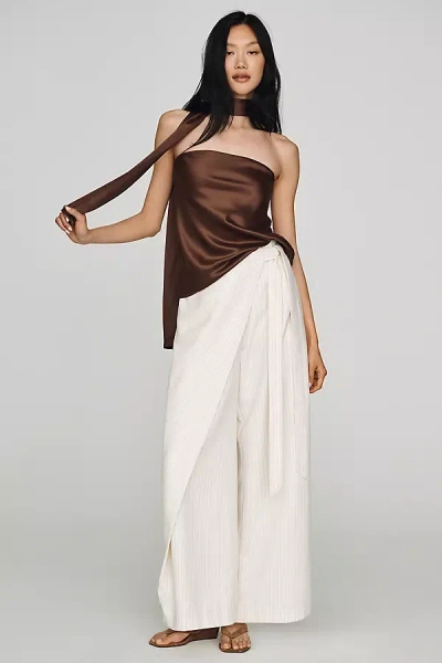 Whiteroom+cactus Tie Wrap Pants In White