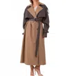 Whiteroom+cactus Women's Carrie Trench Coat In Brown In Brown
