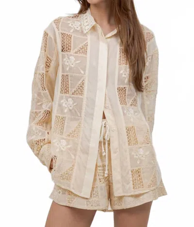 Whiteroom+cactus Women's The Via Roma Top In Beige In Neutral