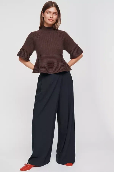 Whiteroom+cactus Wrap Trousers Pants In Grey
