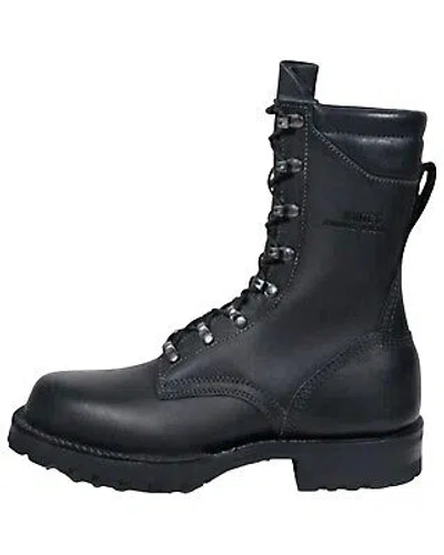 Pre-owned Whites White's Boot Men's Fire Hybrid 8&quot; Lace-up Work Boot - Round Toe - C295h-blk