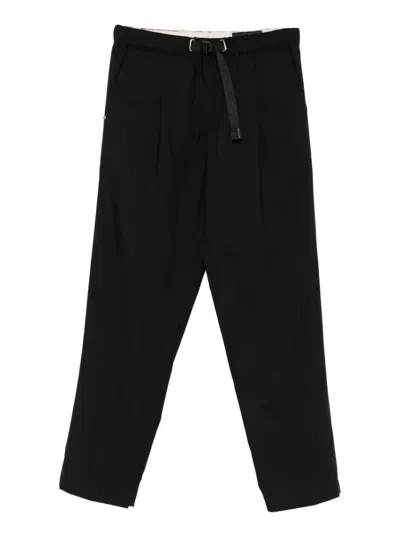 Whitesand Adjustable-belt Trousers In Black