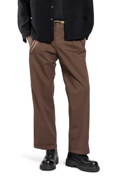 Whitesand Belted Chinos In Brown