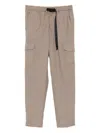 Whitesand Cargo Belted Trousers In Brown