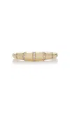 White/space 14k Yellow Gold Diamond Ring In Gold