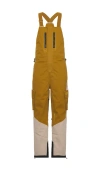 Whitespace 2l Cargo Insulated Bib Pant In Mustard