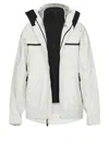 Whitespace 3-in-1 Performance 3l Jacket In Warm White & Black