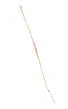 White/space Dario 14k Yellow Gold Pearl Bracelet In Pink