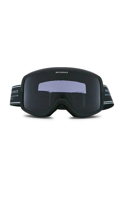 Whitespace Dual Tone Goggle In Black Smoke Lens