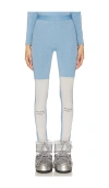 Whitespace Graphene Base Pant In Placid Blue & Warm White