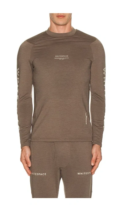 Whitespace Graphene Crew Neck T-shirt In Falcon