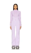 Whitespace High Waisted Riding Bib In 丁香紫