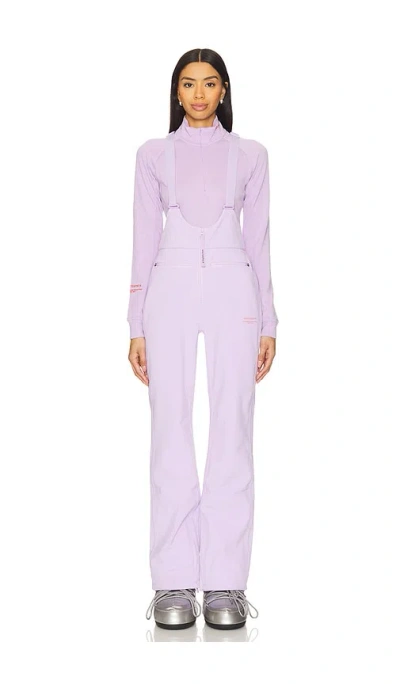 Whitespace High Waisted Riding Bib In 丁香紫