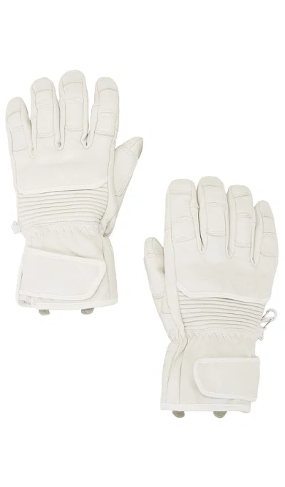 Whitespace Leather Riding Gloves In Warm White