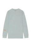 Whitespace Merino Baselayer Mockneck Tee In Blue