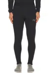 Whitespace Merino Baselayer Pants In Black