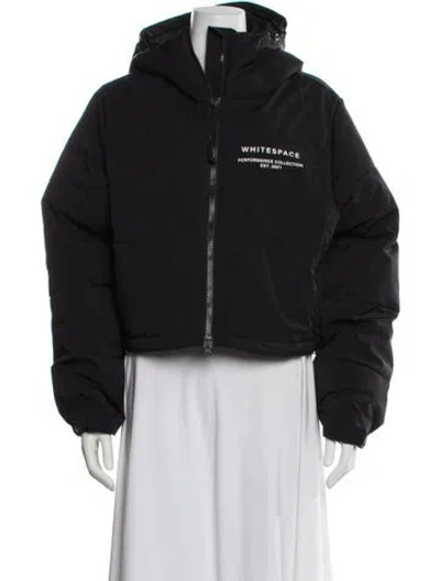 Pre-owned Whitespace Nylon Parka In Black