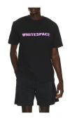 Whitespace Premium Graphic Tee In Black
