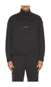 Whitespace Quarter Zip Softshell Top In Black