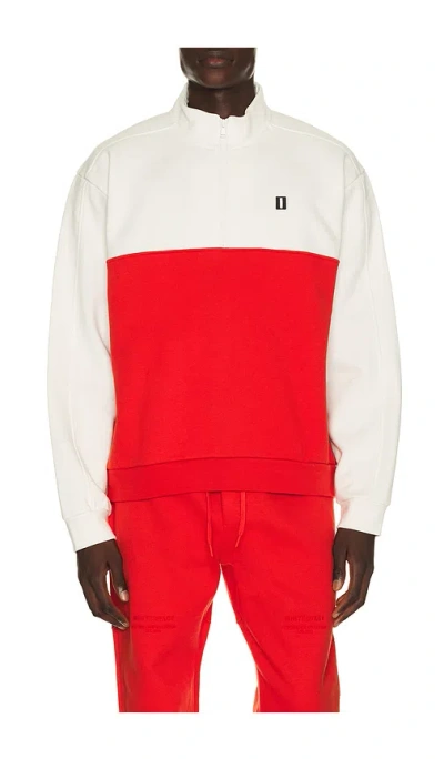 Whitespace Quarter Zip Sweatshirt In Multi