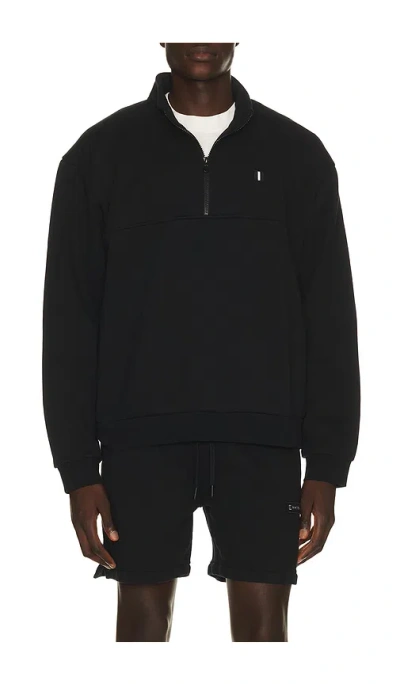 Whitespace Quarter Zip Sweatshirt In Multi