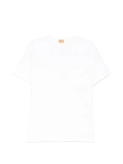Whitesville Chest-pocket Cotton T-shirt In White