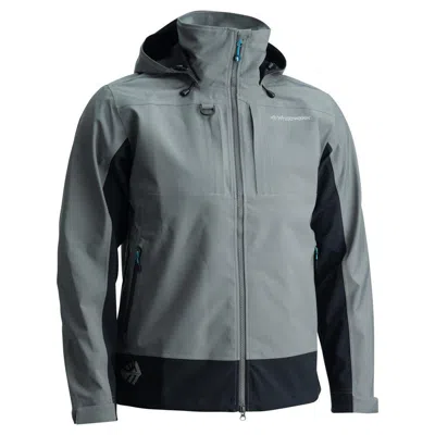 Whitewater Great Lakes Pro Hooded Rain Jacket In Gray
