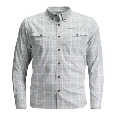 Whitewater Men's  Rapids Plaid Long Sleeve Button Up Shirt