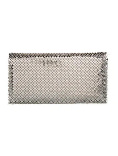 Pre-owned Whiting & Davis Bifold Wallet In Silver
