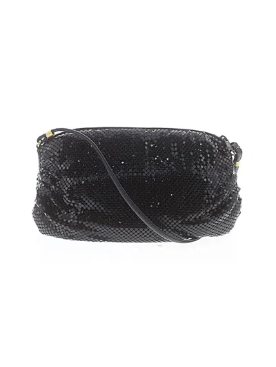 Pre-owned Whiting & Davis Crossbody Bag In Black