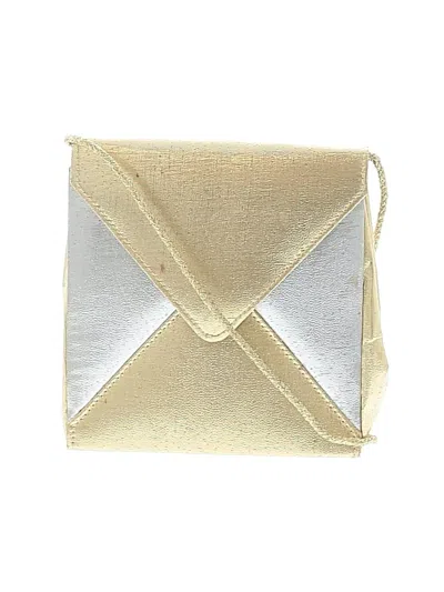 Pre-owned Whiting & Davis Crossbody Bag In Gold