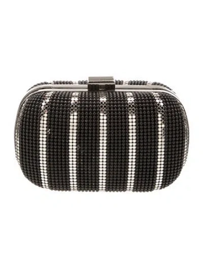Pre-owned Whiting & Davis Crystal Evening Bag In Multi