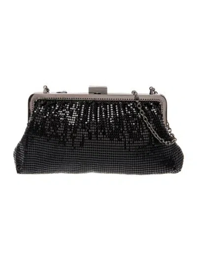 Pre-owned Whiting & Davis Evening Bag In Black