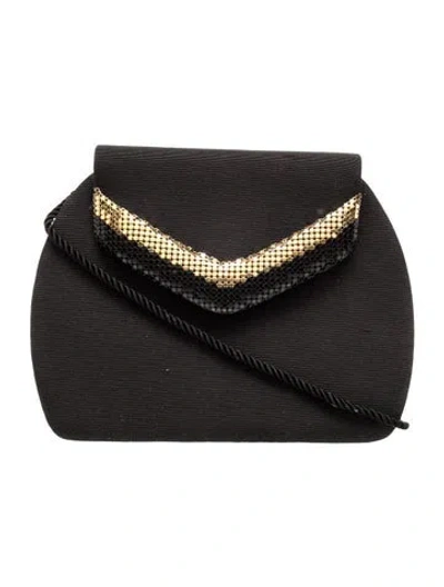 Pre-owned Whiting & Davis Evening Bag In Black