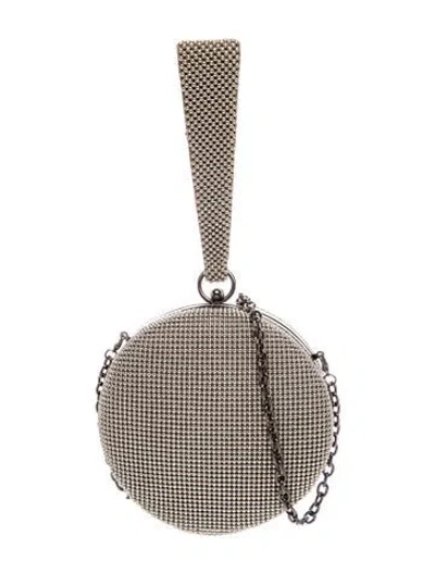 Pre-owned Whiting & Davis Mesh Evening Bag In Metallic/silver