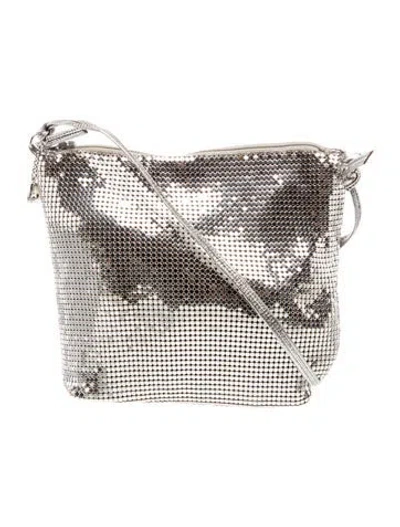 Pre-owned Whiting & Davis Mesh Evening Bag In Silver