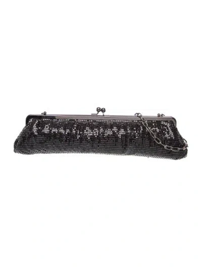Pre-owned Whiting & Davis Mesh Minaudière In Multi