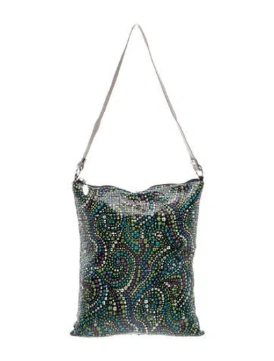 Pre-owned Whiting & Davis Mesh Shoulder Bag In Multicolor